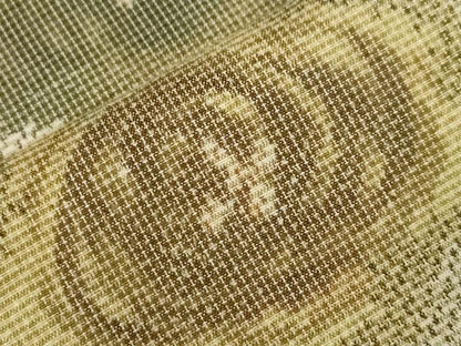 平和屋着物▽上質な紬 単衣 舞花文 正絹 逸品 CAAV3886dy