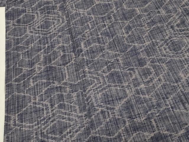 平和屋着物▽上質な紬 単衣 吉祥文 正絹 逸品 CAAV3905dy