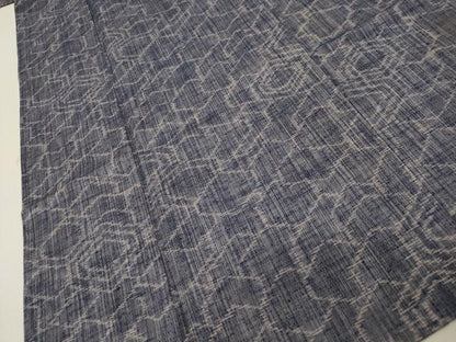 平和屋着物▽上質な紬 単衣 吉祥文 正絹 逸品 CAAV3905dy