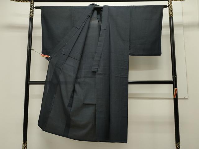 平和屋着物＊夏物 男性 白鷹お召 吉祥文 正絹 逸品 CAAV3962dy