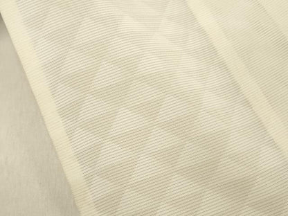 平和屋着物＊夏物 小紋 絽 鱗文 銀彩 正絹 逸品 未使用 CAAV3980dy