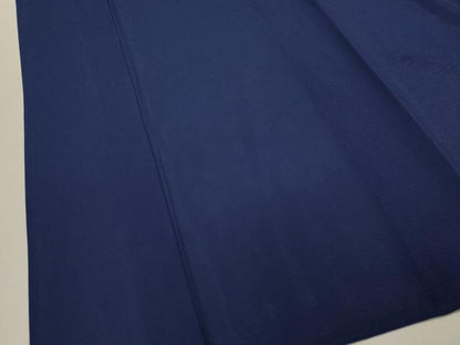 平和屋着物＊夏物　男性　色無地　絽　留紺色　キングサイズ　正絹　逸品　CAAV3985dy