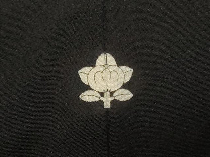 平和屋着物■豪華黒留袖 駒刺繍 風景文 正絹 逸品 CAAV4206in