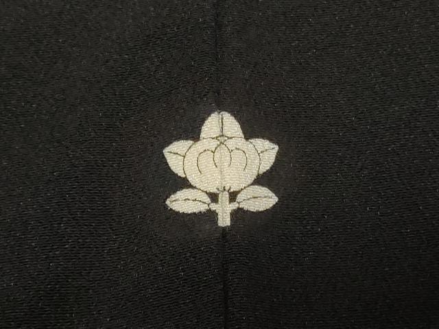 平和屋着物■豪華黒留袖 駒刺繍 風景文 正絹 逸品 CAAV4206in