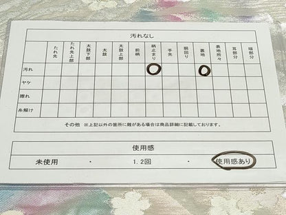 平和屋着物◎六通柄袋帯 飛鳥舞花文 銀糸 正絹 逸品 CAAV4305in