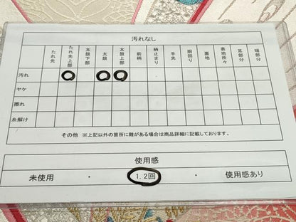 平和屋着物◎六通柄袋帯 唐織 孔雀文 金銀糸 正絹 逸品 CAAV4342in