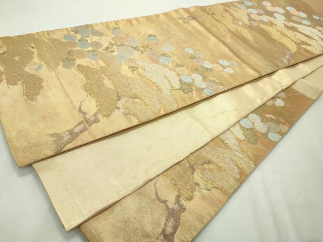 平和屋着物◎佐賀錦 六通柄袋帯 雅松文 金銀糸 引箔 正絹 逸品 CAAV4366in