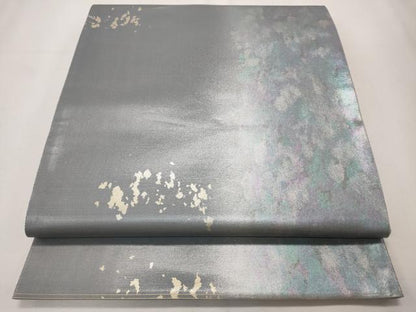 平和屋着物◎六通柄袋帯 霞文 陶漆箔 正絹 逸品 CAAV4397in