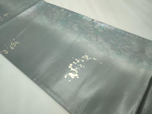 平和屋着物◎六通柄袋帯 霞文 陶漆箔 正絹 逸品 CAAV4397in