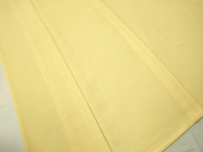 平和屋着物＊夏物 色無地 絽 淡黄色 正絹 逸品 未使用 CAAV4403vp