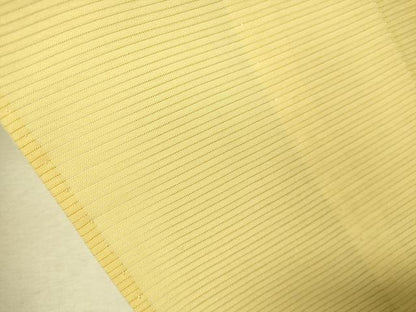 平和屋着物＊夏物 色無地 絽 淡黄色 正絹 逸品 未使用 CAAV4403vp