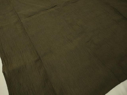 平和屋着物＊夏物 小千谷ちぢみ 赤墨色 麻 逸品 CAAV4651vp