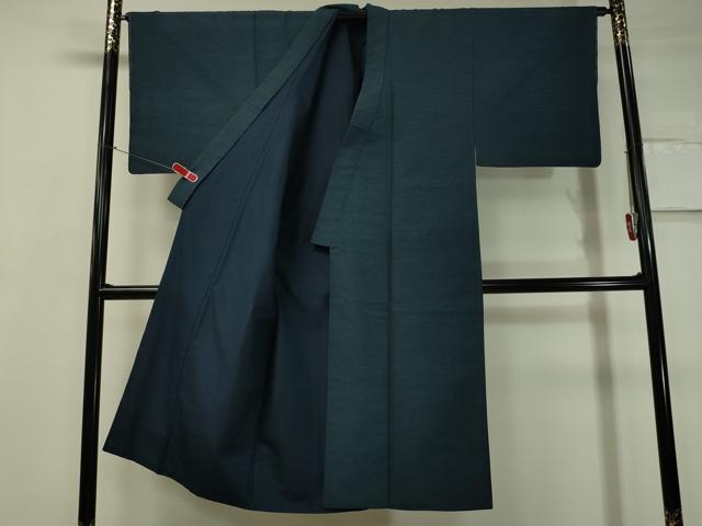 平和屋着物●男性 紬 アンサンブル 霞文 正絹 逸品 未使用 CAAV4774vp