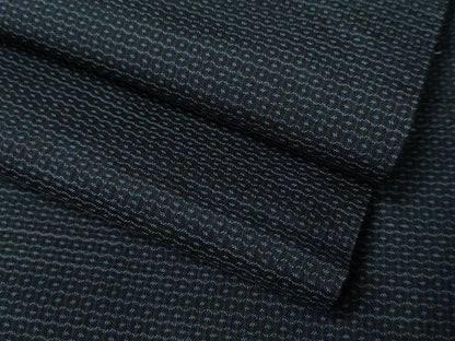 平和屋着物●男性　本場大島紬　アンサンブル　100亀甲　総詰め　正絹　逸品　CAAV4778vp