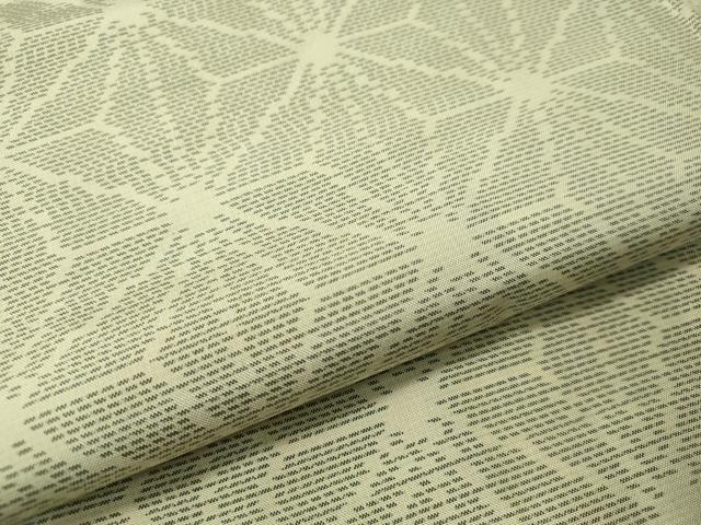 平和屋着物●本場大島紬 白大島 麻の葉文様 正絹 逸品 CAAV4794vp