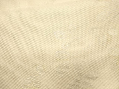 平和屋着物＊夏物 六通柄袋帯 枝葉文 銀糸 正絹 逸品 CAAV4802eg