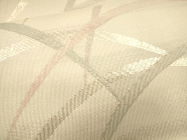 平和屋着物＊夏物 六通柄袋帯 芝草文 金糸 正絹 逸品 CAAV4811eg