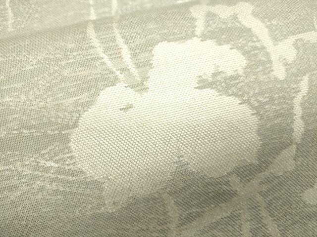 平和屋着物＊夏物 西陣 六通柄 本袋帯 蔦の葉文 銀糸 正絹 逸品 CAAV4845eg