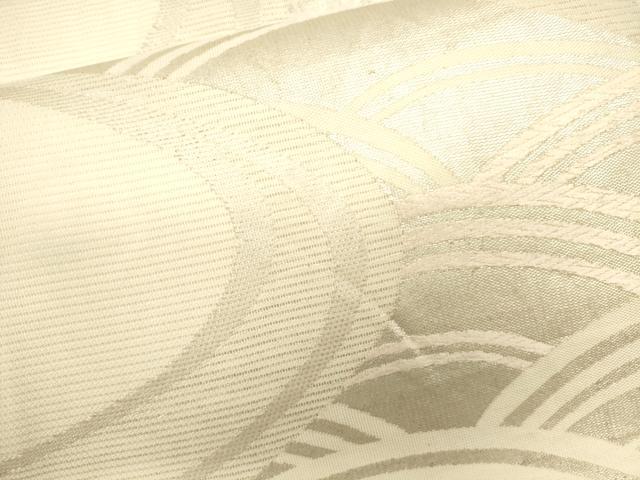 平和屋着物＊夏物 六通柄袋帯 唐織 流水文 銀糸 正絹 逸品 CAAV4846eg