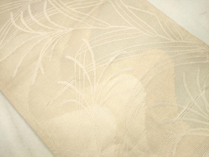 平和屋着物＊夏物 六通柄袋帯 草木文 金銀糸 正絹 逸品 CAAV4847eg