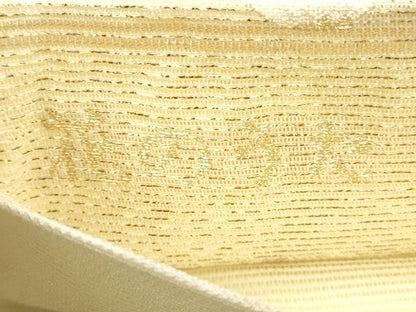 平和屋着物＊夏物 六通柄袋帯 花のうた 金銀糸 正絹 逸品 CAAV4849eg