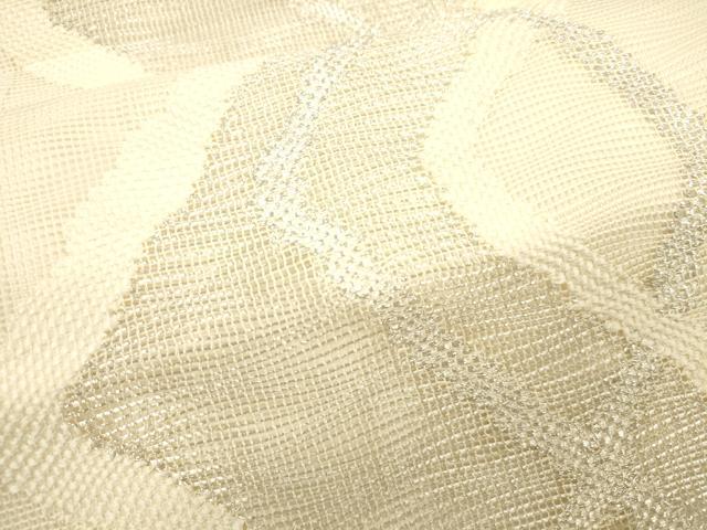 平和屋着物＊夏物 六通柄袋帯 吉祥文 銀糸 正絹 逸品 CAAV4858eg