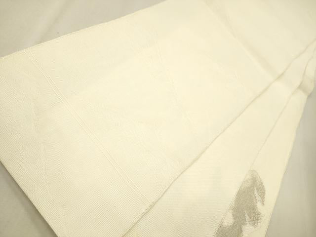 平和屋着物＊夏物 太鼓柄 本袋帯 立波文 銀糸 正絹 逸品 CAAV4860eg