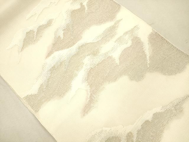 平和屋着物＊夏物 太鼓柄 本袋帯 立波文 銀糸 正絹 逸品 CAAV4860eg