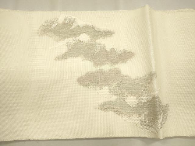 平和屋着物＊夏物 太鼓柄 本袋帯 立波文 銀糸 正絹 逸品 CAAV4860eg