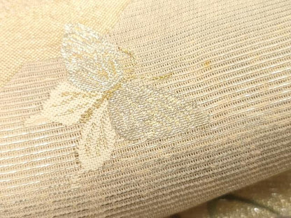 平和屋着物＊夏物 六通柄袋帯 初夏の微風 金銀糸 正絹 逸品 CAAV4875eg