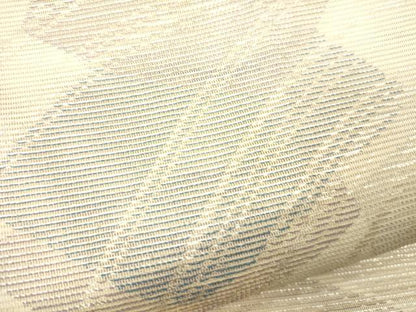 平和屋着物＊夏物　六通柄袋帯　色紙重ね文　銀糸　正絹　逸品　CAAV4890eg