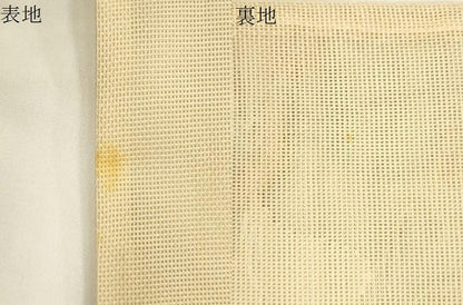 平和屋着物＊夏物 六通柄袋帯 流水草花文 金銀糸 正絹 逸品 CAAV5071eg