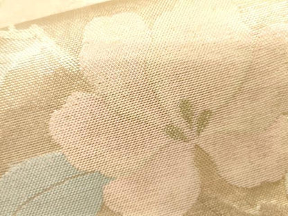 平和屋着物＊夏物 六通柄袋帯 流水草花文 金銀糸 正絹 逸品 CAAV5071eg