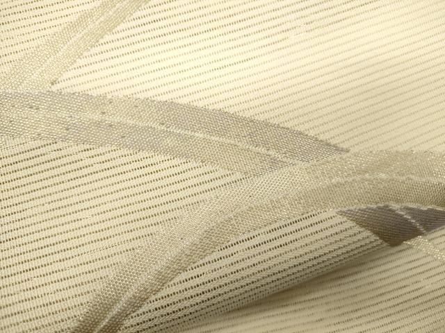 平和屋着物＊夏物　六通柄袋帯　芝草文　金糸　正絹　逸品　CAAV5073eg