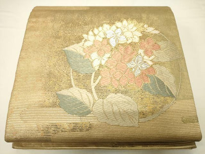 平和屋着物＊夏物 六通柄袋帯 唐織 夏風さそう 金銀糸 正絹 逸品 CAAV5136eg