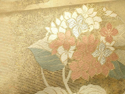 平和屋着物＊夏物 六通柄袋帯 唐織 夏風さそう 金銀糸 正絹 逸品 CAAV5136eg