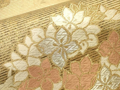 平和屋着物＊夏物 六通柄袋帯 唐織 夏風さそう 金銀糸 正絹 逸品 CAAV5136eg