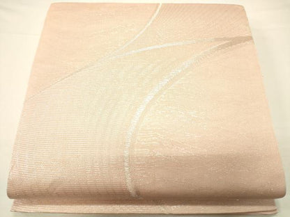 平和屋着物＊夏物 六通柄袋帯 流水文 銀糸 正絹 逸品 CAAV5137eg