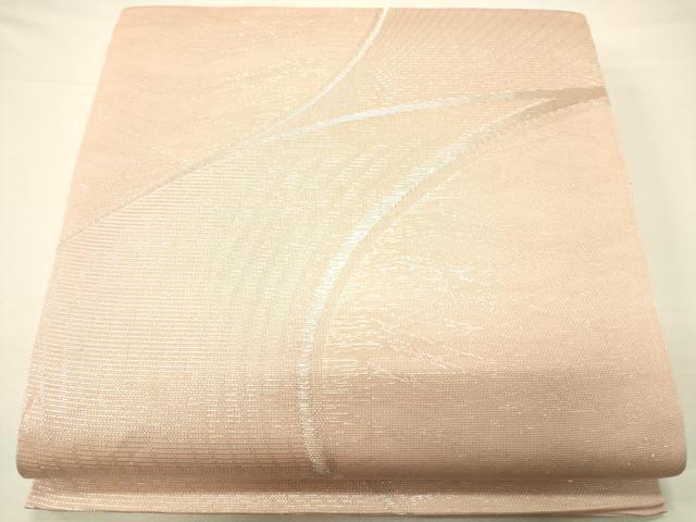 平和屋着物＊夏物 六通柄袋帯 流水文 銀糸 正絹 逸品 CAAV5137eg