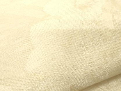 平和屋着物＊夏物 六通柄袋帯 草花文 銀糸 正絹 逸品 CAAV5138eg