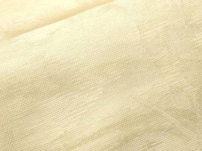 平和屋着物＊夏物 六通柄袋帯 草花文 銀糸 正絹 逸品 CAAV5138eg
