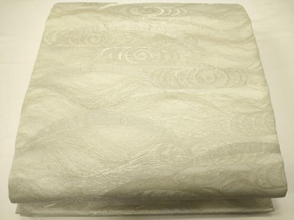 平和屋着物＊夏物　六通柄袋帯　流水雪芝文　金銀糸　正絹　逸品　CAAV5141eg