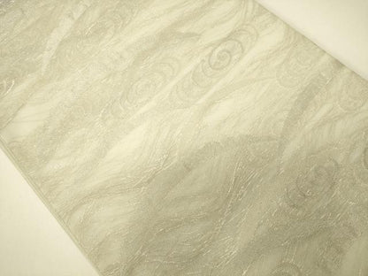 平和屋着物＊夏物　六通柄袋帯　流水雪芝文　金銀糸　正絹　逸品　CAAV5141eg