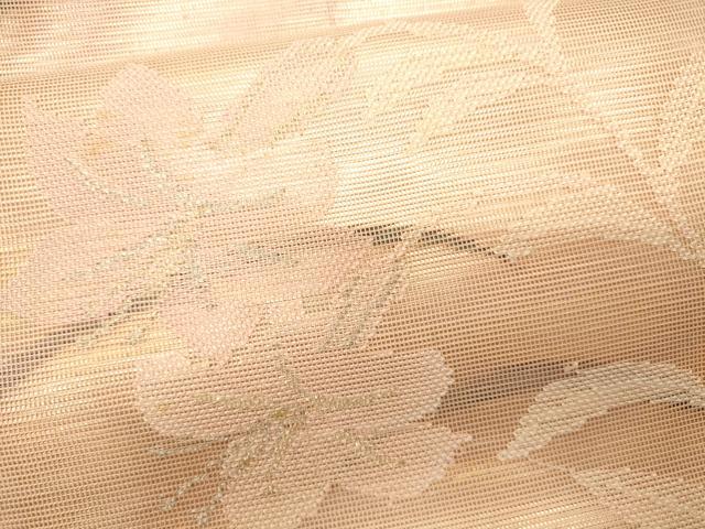 平和屋着物＊夏物　太鼓柄袋帯　芝花文　金銀糸　正絹　逸品　CAAV5149eg
