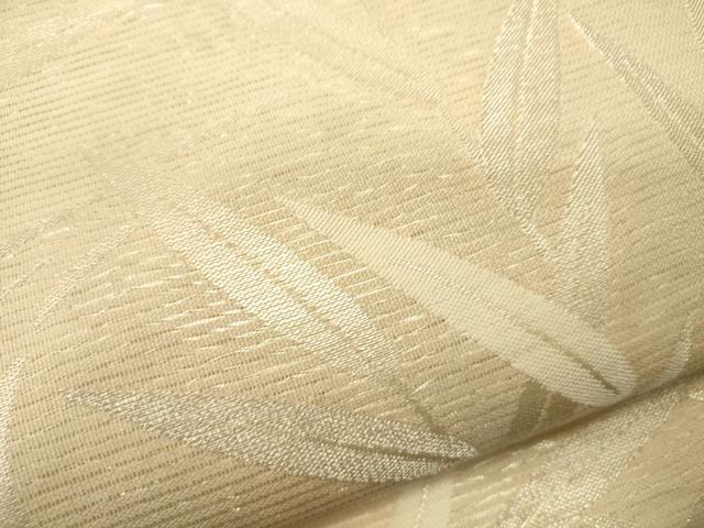 平和屋着物＊夏物　六通柄袋帯　流水笹文　金銀糸　正絹　逸品　CAAV5150eg