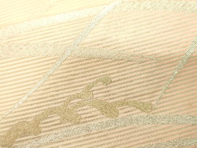 平和屋着物＊夏物　六通柄袋帯　流水文　金銀糸　正絹　逸品　CAAV5161eg
