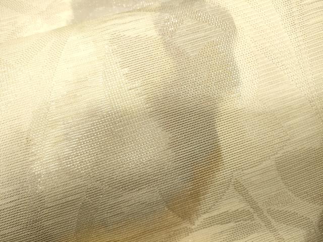 平和屋着物＊夏物　六通柄袋帯　霞草花文　金銀糸　正絹　逸品　CAAV5168eg