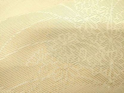 平和屋着物＊夏物　六通柄袋帯　遠山草花文　金銀糸　正絹　逸品　CAAV5178eg