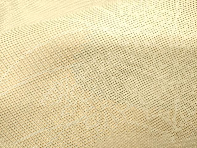 平和屋着物＊夏物　六通柄袋帯　遠山草花文　金銀糸　正絹　逸品　CAAV5178eg