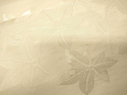 平和屋着物＊夏物　六通柄袋帯　楓文　銀糸　正絹　逸品　未使用　CAAV5194eg